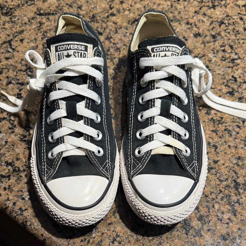 Converse Women’s  Black and White Low Top Sneakers